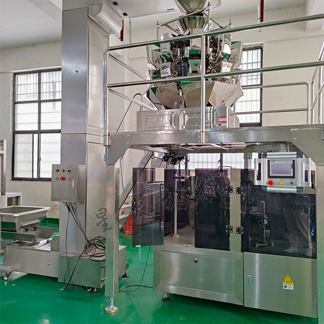 全自動顆粒包裝機設備實拍圖