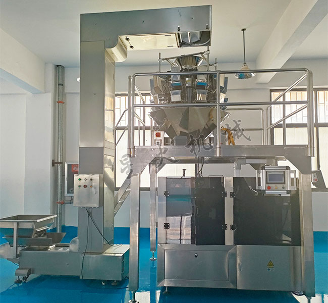 全自動顆粒包裝機設備實拍圖