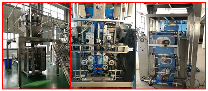 客戶廠房星火魚丸全自動包裝機設備及細節實拍