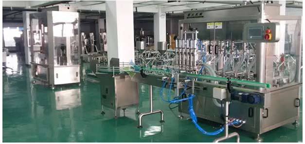 6頭臥式攪拌醬料灌裝機